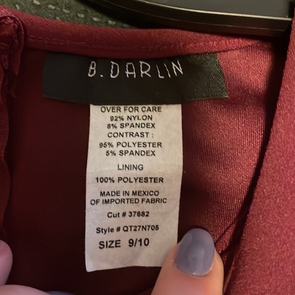 Burgundy Semi-formal - Picture 4 of 5